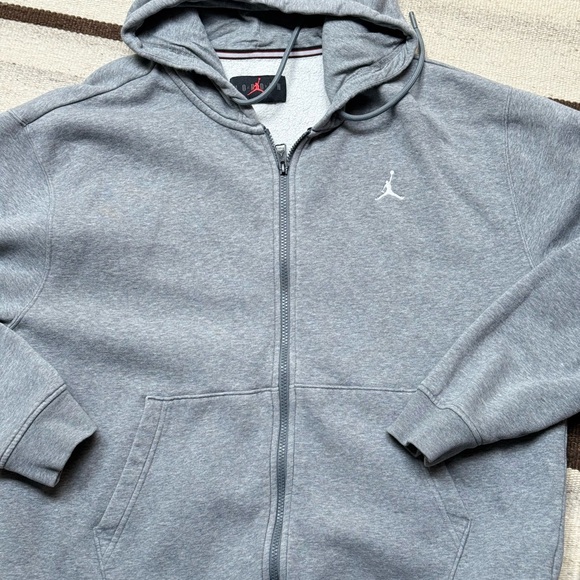 Jordan Gray Hoodie Full Zip - Picture 1 of 1